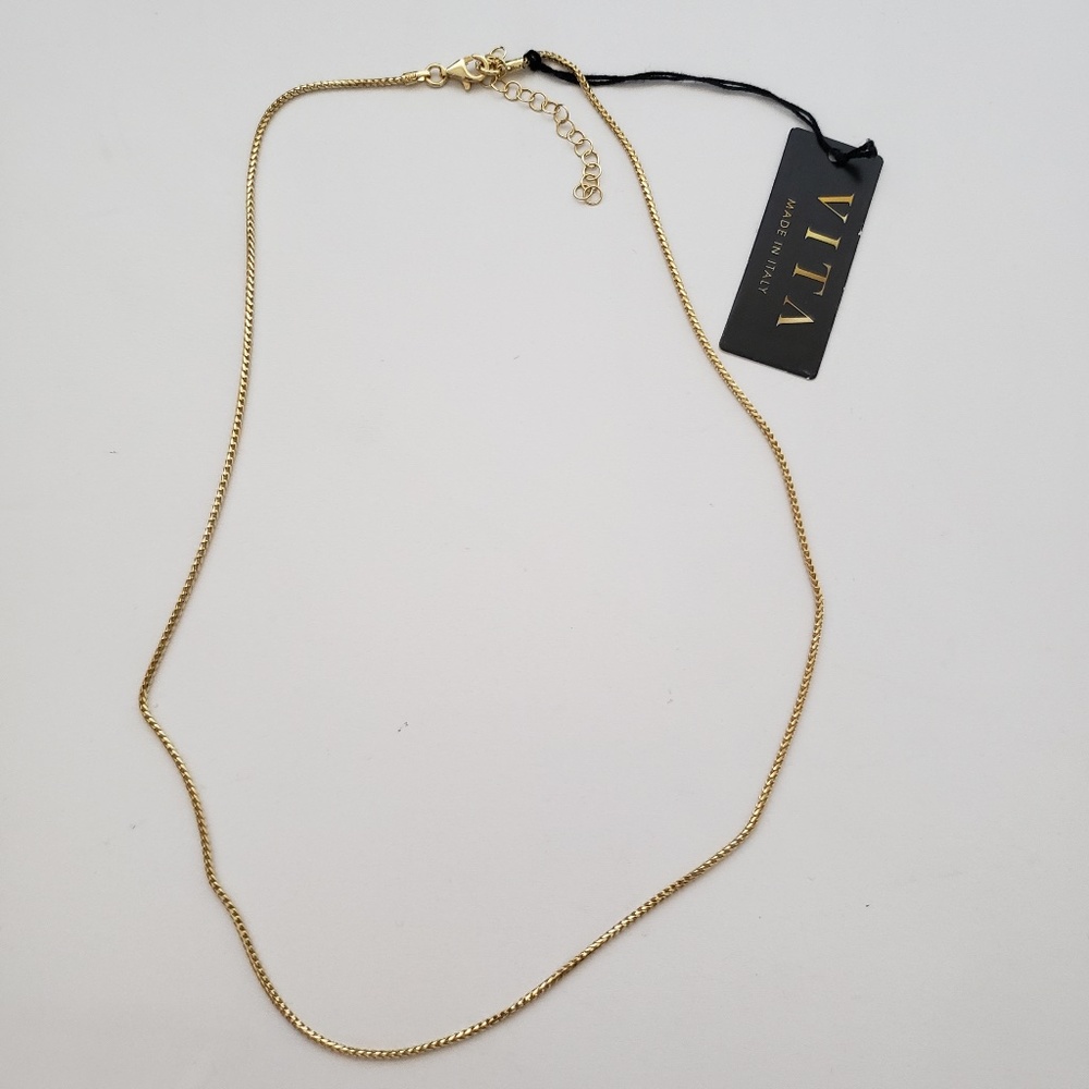 Made in Italy 925 Sterling Silver Necklace - Picture 3 of 7
